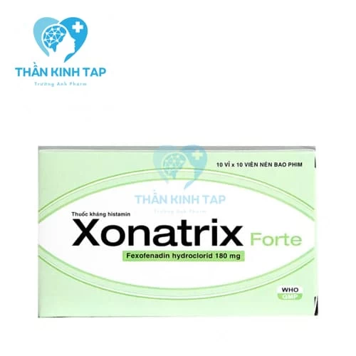 Xonatrix forte - Điều trị mày đay mạn tính vô căn, viêm mũi dị ứng